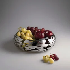 Alessi Barknest Fruitschaal BM02, 21cm RVS