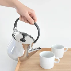 Alessi Cha Theepot en Waterketel NF01, 0,9L RVS