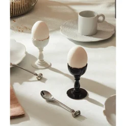 Alessi Dressed Eierdop met Lepel, wit