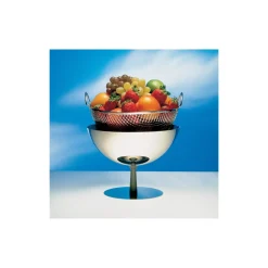 Alessi Fruitschaal met Geïntegreerde Vergiet AC04B, rvs