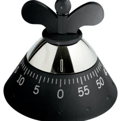 Alessi Graves Kookwekker A09 B, zwart