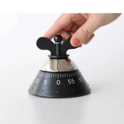 Alessi Graves Kookwekker A09 B, zwart