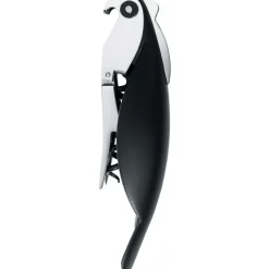 Alessi Parrot Sommelier Kelnersmes / Kurkentrekker AAM32 B, zwart