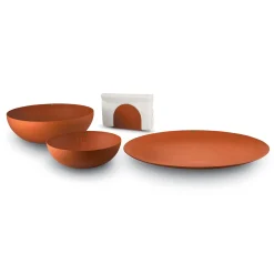 Alessi Veneer dienblad PU07 BR, 42cm bruin