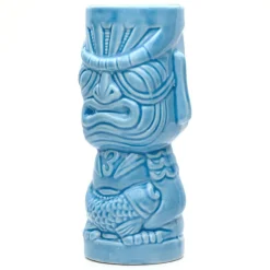 Bar Bespoke Tiki Mugs, blauw/paars set van 2
