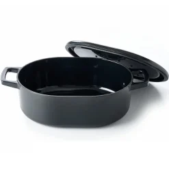 Beka Nori Braadpan Ovaal, 31cm zwart