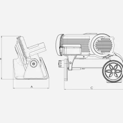 Berkel Icon Line 170 Snijmachine, zwart