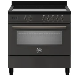 Bertazzoni Professional Serie PRO95I1ECAT Inductiefornuis, 90cm antraciet