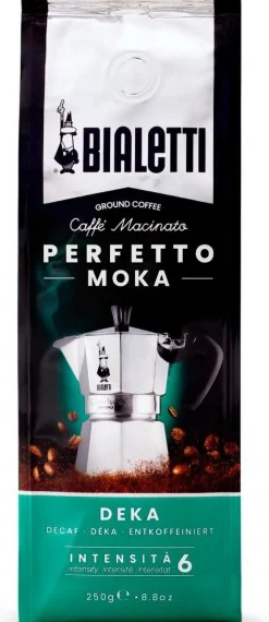 Bialetti Perfetto Moka Deka Gemalen Koffie, 0,25kg