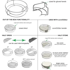 Big Green Egg EGGspander Kit Large, 5-delig