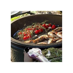 Big Green Egg Half Moon Geperforeerd Rooster EGGspander Large