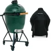 Big Green Egg Large Houtskoolbarbecue met IntEGGrated Nest, Handler en Hoes