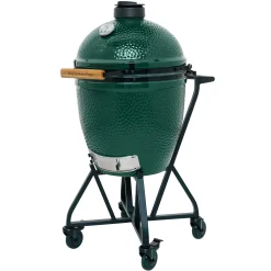Big Green Egg Large Houtskoolbarbecue met IntEGGrated Nest, Handler, Acacia EGG Mates en Hoes