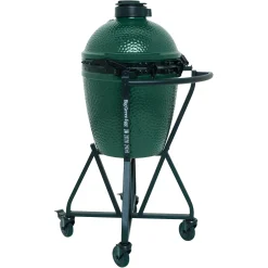 Big Green Egg Medium Houtskoolbarbecue met IntEGGrated Nest, Handler, Acacia EGG Mates en Hoes
