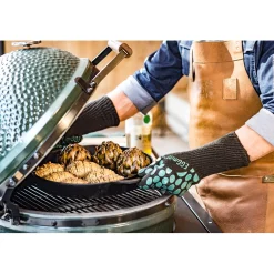 Big Green Egg Medium Houtskoolbarbecue met IntEGGrated Nest, Handler en Hoes