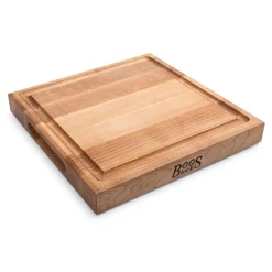 Boos Blocks Chef's Hakblok met Sapgeul, 30x30x4,5cm esdoornhout