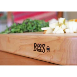 Boos Blocks Chef's Hakblok met Sapgeul, 30x30x4,5cm esdoornhout