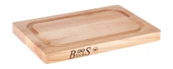 Boos Blocks Chop 'n Slice Snijplank met Sapgeul, 31x20x2,5cm esdoornhout