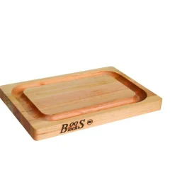 Boos Blocks Chop 'n Slice Snijplank met Sapgeul, 31x20x2,5cm esdoornhout