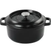 Braadpan Gietijzer, 24cm zwart
