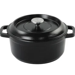 Braadpan Gietijzer, 24cm zwart