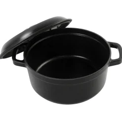 Braadpan Gietijzer, 24cm zwart
