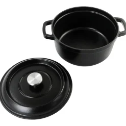Braadpan Gietijzer, 24cm zwart