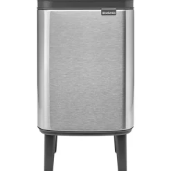 Brabantia Bo Hi Afvalemmer, 4L mat staal