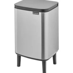 Brabantia Bo Hi Afvalemmer, 7L mat staal