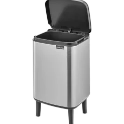 Brabantia Bo Hi Afvalemmer, 7L mat staal