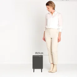 Brabantia Bo Hi Afvalemmer, 7L mat staal
