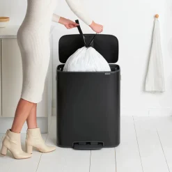 Brabantia Bo Pedaalemmer, 60L mat zwart