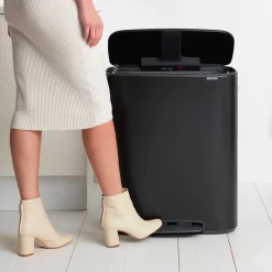Brabantia Bo Pedaalemmer, 60L mat zwart