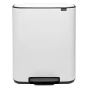 Brabantia Bo Pedaalemmer, 60L wit