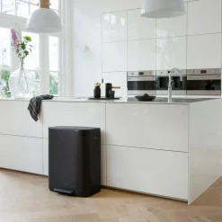 Brabantia Bo Pedaalemmer, 2 x 30L mat zwart