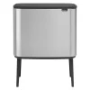 Brabantia Bo Touch Bin Afvalemmer, 36L RVS