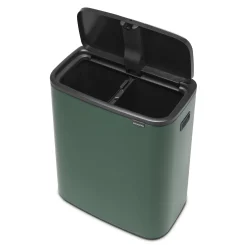 Brabantia Bo Touch Bin Afvalemmer, 2x30L groen