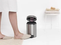 Brabantia NewIcon Pedaalemmer, 3L matt steel