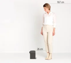 Brabantia NewIcon Pedaalemmer, 3L beige
