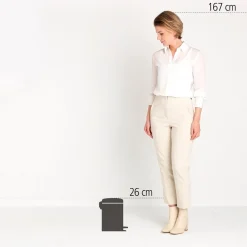 Brabantia NewIcon Pedaalemmer, 3L jade groen