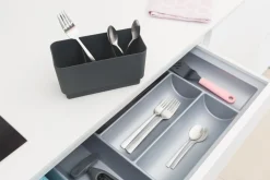 Brabantia SinkSide Afdruiprek Compact, 46x20cm dark grey
