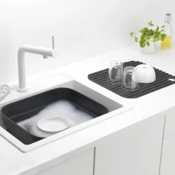 Brabantia SinkSide Afwasbak met Droogrek, dark grey