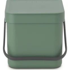 Brabantia Sort & Go Afvalemmer, 6L fir green