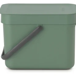 Brabantia Sort & Go Afvalemmer, 6L fir green