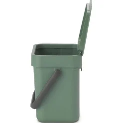 Brabantia Sort & Go Afvalemmer, 3L fir green
