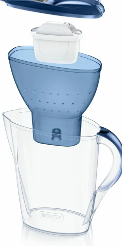 BRITA Marella Waterfilterkan XL met 1 Filterpatroon, 3,5L blauw