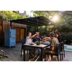 Charlie Charcoal Oven, blue marlin
