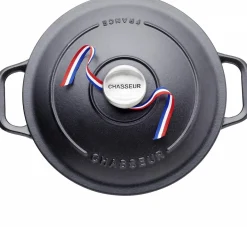 Chasseur Braadpan Gietijzer, 24cm mat zwart