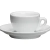 Cilio Roma Espressokop met Schotel, 0,05L wit
