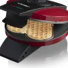 Cloer Hartwafelijzer 1633V, rood